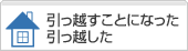 引っ越すことになった/引っ越した